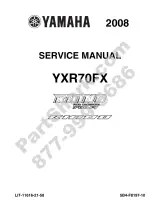 2008 Yamaha Rhino 700 FI / YXR70FX Service Manual (P/N LIT-11616-21–58) – preview page 1