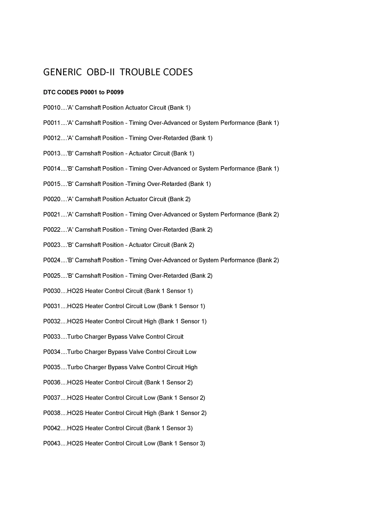 2008-2010 Saturn VUE, XE, XR, Red Line 2.4L, 3.5L, 3.6L manual