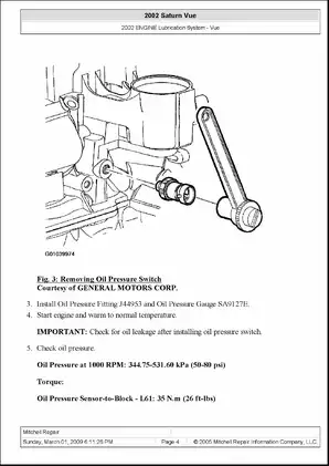 2002-2010 Saturn VUE repair manual Preview image 4
