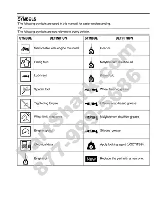 Yamaha VMX17Y(C) 2009 Service Manual - Comprehensive Guide for Maintenance and Repair Preview image 5