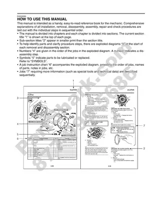 2009-2010 Yamaha R6, YZF R6, YZR6Y service manual Preview image 4