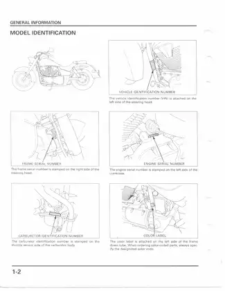 2002-2006 Honda VTX1300S, VTX1300R shop manual Preview image 4
