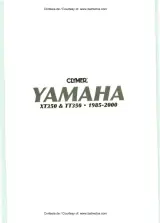 1985–2000 Yamaha XT350 & TT350 Dual-Purpose Service & Repair Manual (P/N 9780892878352) – preview page 2