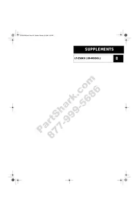 Suzuki LT-Z50 Service Manual (2006-2009) - Comprehensive Guide for Maintenance and Repair Preview image 3