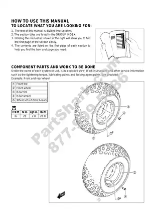 2006-2009 Suzuki  LT Z50 Quad Sport shop manual Preview image 4