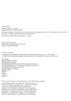 2004 Sea-Doo Service Manual - Complete Watercraft Maintenance Guide Preview image 3
