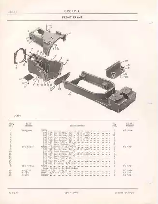 Oliver 550 2-44 tractor parts catalog IPC Preview image 4