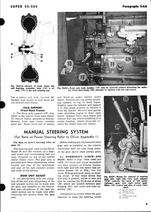 1954-1958 Oliver™ Super 55HC, Super 55 Diesel, 550 HC, 550 tractor shop manual Preview image 5