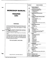1995 Isuzu Trooper UX, S, LS, Limited, Bighorn Workshop Manual (P/N UX00-WSM-L0001-00) – preview page 3