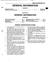 1995 Isuzu Trooper UX, S, LS, Limited, Bighorn Workshop Manual (P/N UX00-WSM-L0001-00) – preview page 5