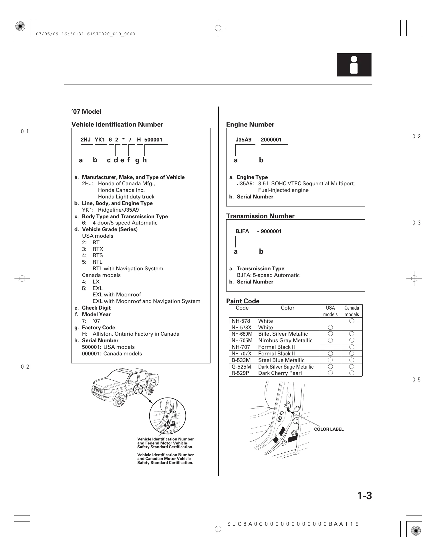 2006-2008 Honda Ridgeline repair manual Preview image 3