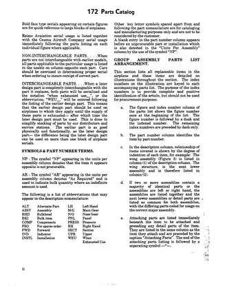 1975-1986 Cessna 172 & 172 Skyhawk aircraft parts catalog manual Preview image 4