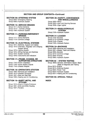 John Deere 544C Loader Technical Manual (TM-1228) - Complete Guide for Efficient Maintenance Preview image 4