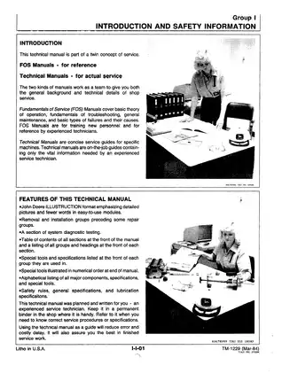 John Deere JD644C Loader & JD646C Compactor Technical Manual TM-1229 Preview image 5