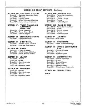 John Deere 550A & 555A Crawler Technical Manual (TM-1292) Preview image 4