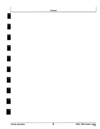 John Deere 655B and 755B Crawler Loader Technical Manual Preview image 4