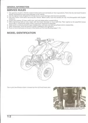 2004-2005 ATV Maintenance and Service Manual Preview image 5