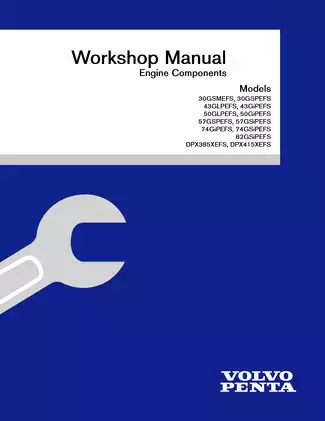 Volvo Penta Workshop Manual for V6 and V8 Engines