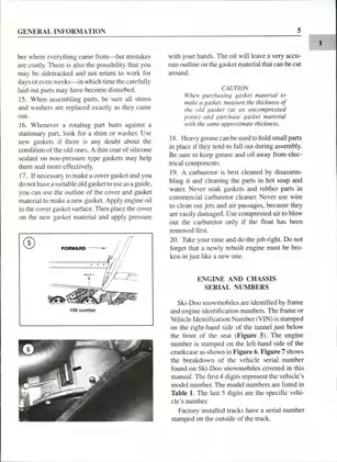 1990-1995 Ski-Doo Formula repair manual Preview image 5