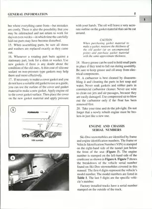 Comprehensive Service Manual for Ski-Doo Snowmobiles (1990-1995 Models) Preview image 5