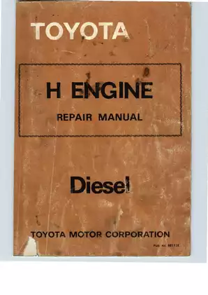 1975-1979 Toyota Land Cruiser HJ45 repair manual Preview image 1