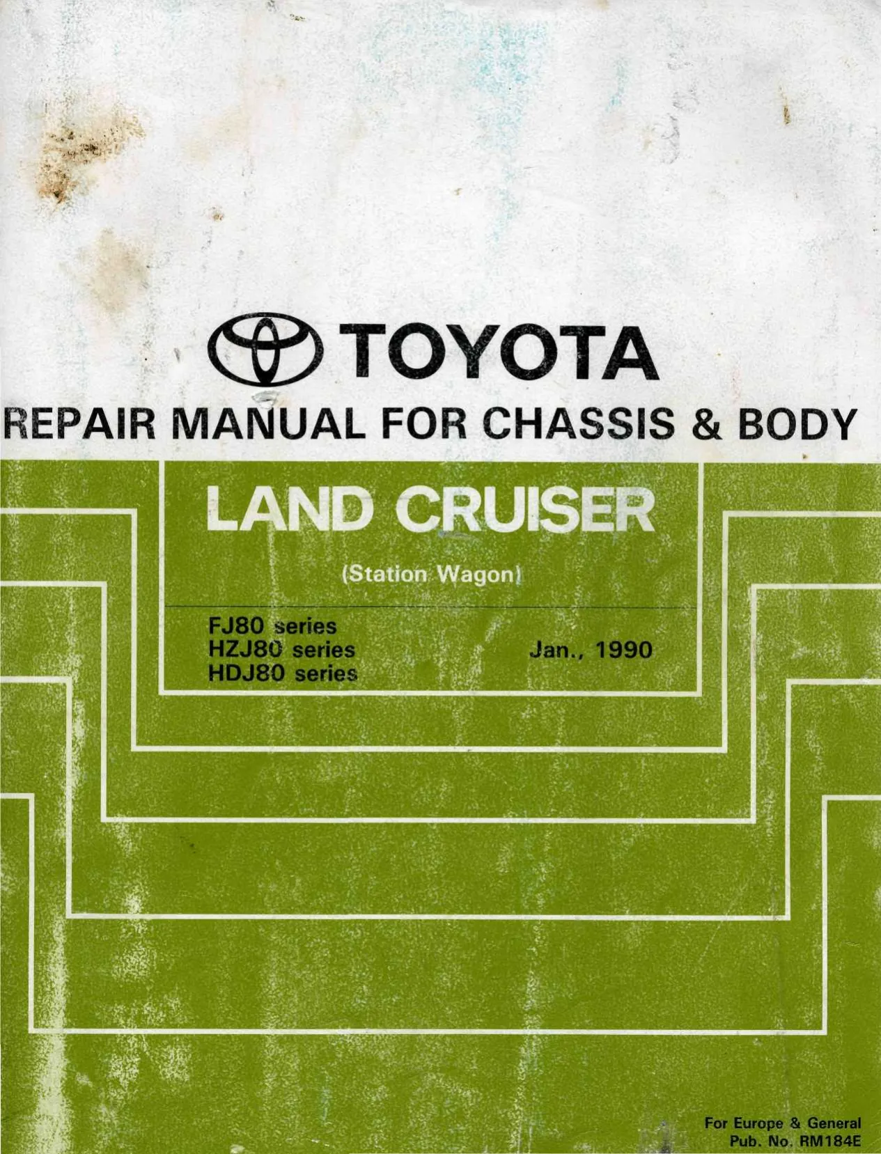 1993-1997 Toyota Land Cruiser FZJ80 repair manual Preview image 1