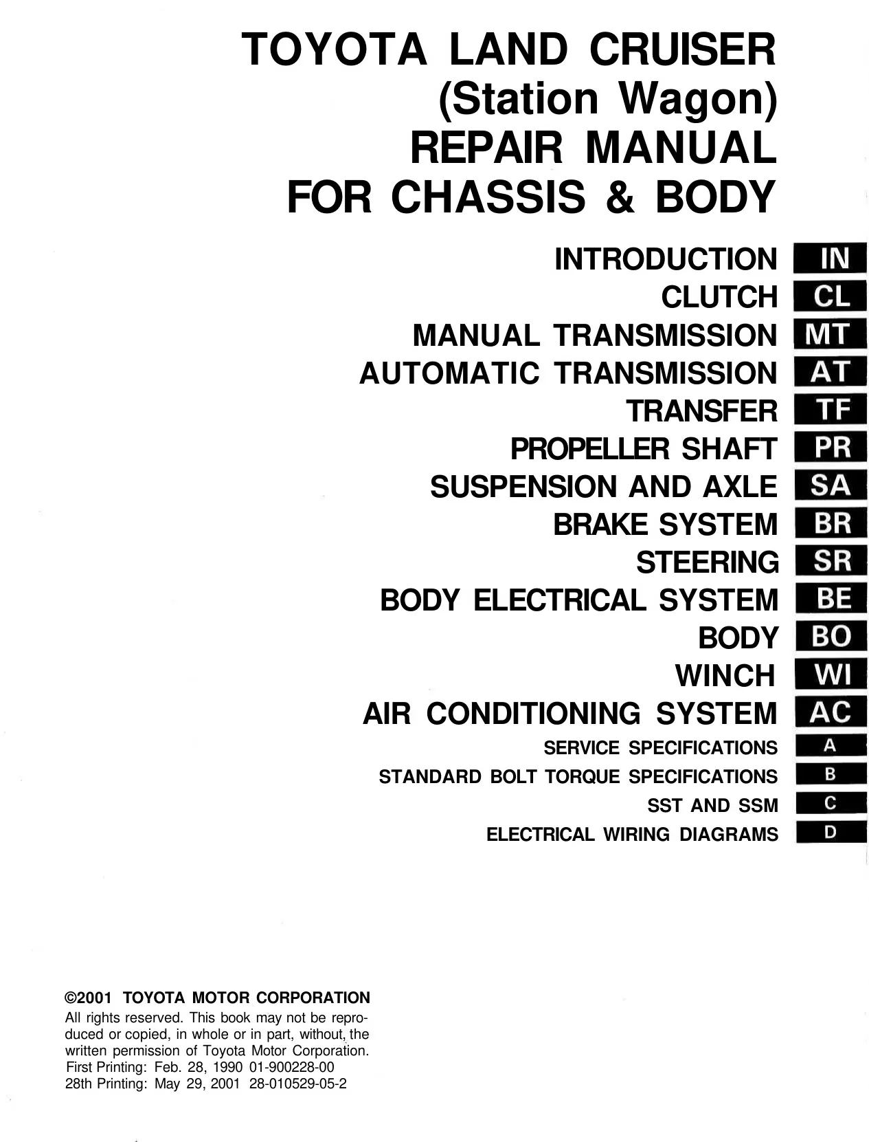 1993-1997 Toyota Land Cruiser FZJ80 repair manual Preview image 4