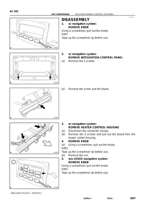 Air Conditioning Manual for Toyota Land Cruiser: 1998-2007 Preview image 4