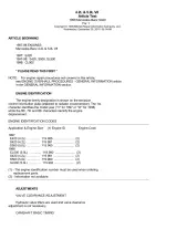 1998 Mercedes S420 Service & Repair Manual (PN 119.981) – preview page 1