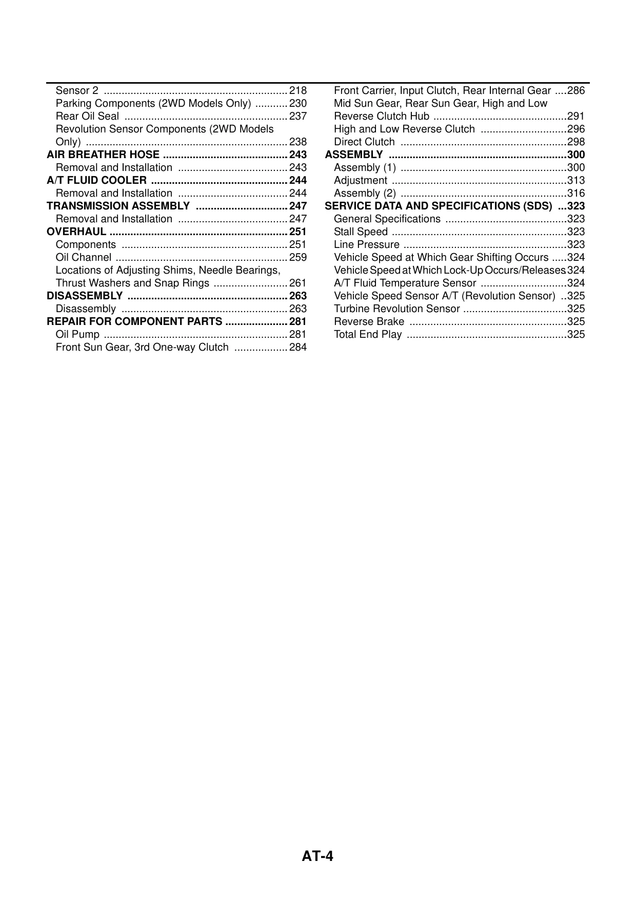 2005-2008 Nissan Navara D40 AT Automatic Transmission manual Preview image 4