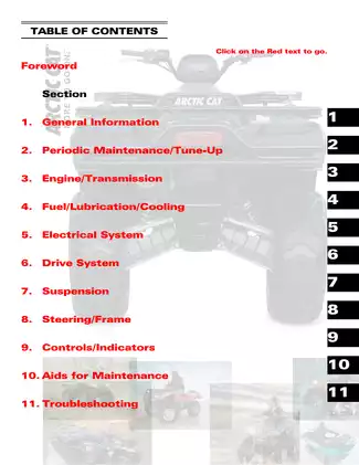 Arctic Cat 2006 ATV Service Manual - Comprehensive Repair & Maintenance Guide Preview image 2