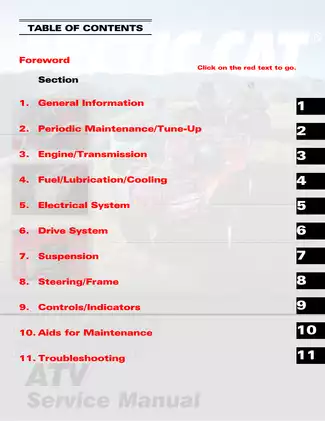 2007 Arctic Cat ATV Service Manual - Complete Maintenance & Repair Guide Preview image 2