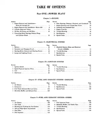 1954-1962 Ford 600, 700, 800, 900, 601, 701, 801, 901, 1801 tractor shop manual Preview image 4