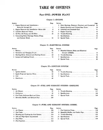 Ford Tractor Series 600-700-800-900 Service Manual (1961 Edition) Preview image 4