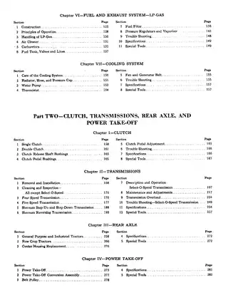 Ford Tractor Series 600-700-800-900 Service Manual (1961 Edition) Preview image 5