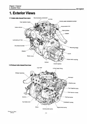Yanmar 2QM15 Marine Diesel Engine Service Manual Preview image 5