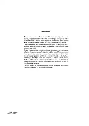 Comprehensive Service Manual for Yanmar 4JH Marine Diesel Engines Preview image 4