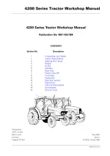 Massey Ferguson MF 4215, MF 4220, MF 4225, MF 4233, MF 4235 Tractor Workshop Manual (P/N 1857 053 M4) – preview page 1