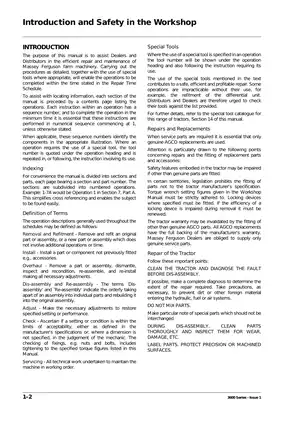 Massey Ferguson 3600 Series Workshop Manual - Complete Guide to Maintenance and Repair Preview image 2