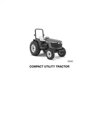 John Deere 4500, 4600, 4700 compact utility tractor technical manual Preview image 2