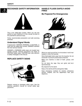John Deere 4500, 4600, 4700 Compact Utility Tractors Technical Manual Preview image 4
