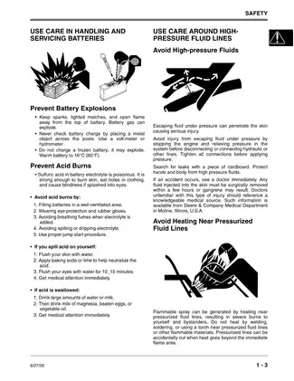 John Deere 4500, 4600, 4700 Compact Utility Tractors Technical Manual Preview image 5