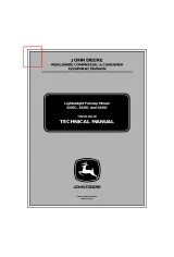 John Deere 3225C, 3235C, 3245C Lightweight Fairway Mower Technical Manual (P/N TM2105) – preview page 1