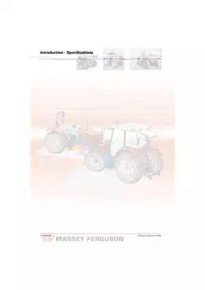 Massey Ferguson 5400 Workshop Service Manual Preview image 3