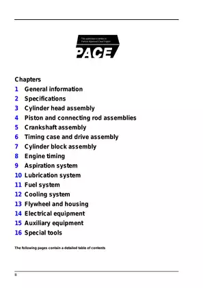 Perkins Phaser 1000 series, AA to AH, AY to YE, 4cyl, 6cyl diesel engine workshop manual Preview image 2