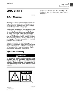 Perkins 1104-D, NH, NJ  industrial engine operation and maintenance manual Preview image 5