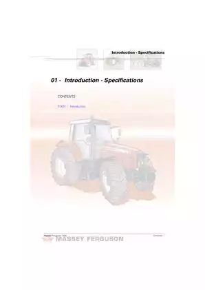 Massey Ferguson 7400 Workshop Service Manual - Complete Guide to Maintenance and Repair Preview image 3