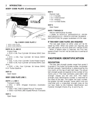 2000-2010 Chrysler PT Cruiser shop manual Preview image 4