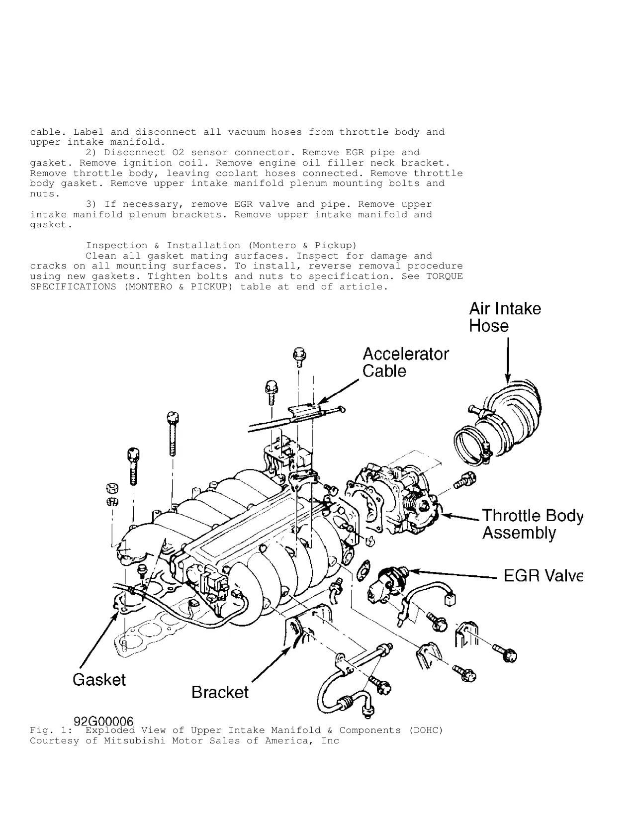 1996-1999 Mitsubishi Montero repair manual Preview image 3