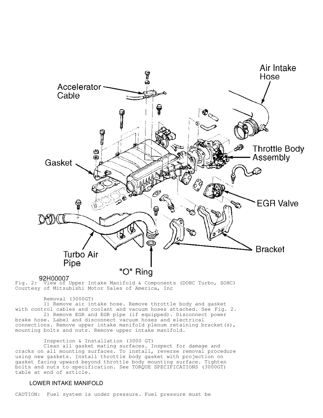 1996-1999 Mitsubishi Montero repair manual Preview image 4